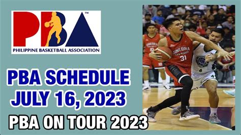 pba standing and schedule|pba schedule 2023.